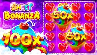 SLOT OYUNLARI  SWEET BONANZA  MERDİVEN TAKTİĞİ 100x BÜYÜK VURGUN PEŞİNDEYİZ #slotoyunları #casino