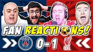 LIVERPOOL FANS GO WILD  REACTION TO PSG 0-1 LIVERPOOL | CHAMPIONS LEAGUE FAN REACTIONS