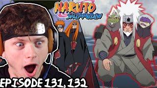 JIRAIYA VS PAIN! Naruto Shippuden Reaction: Episodes 131, 132