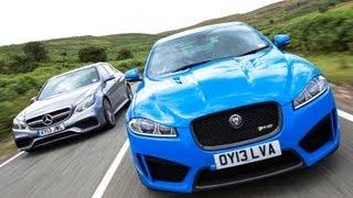 Supersaloon showdown: Jaguar XFR-S vs Mercedes E63 AMG