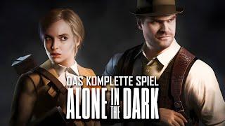 ALONE IN THE DARK Gameplay Deutsch (Full Game) Das komplette Horror Game 2024