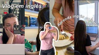 Rotina matinal em inglês - vlog com legendas em português