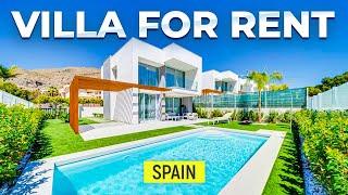 Villa for rent Spain in Finestrat, Sierra Cortina area with Private pool | Real Estate Alegria