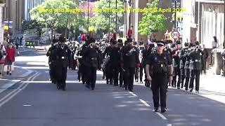 Band and Bugles of The Rifles in Windsor 30 April 2024