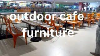 Outdoor cafe furniture