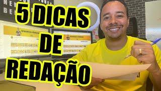 5 DICAS DE REDAÇÃO PARA CONCURSO PÚBLICO