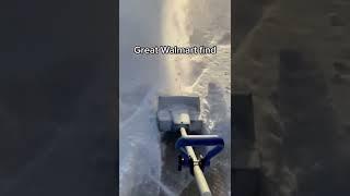 Snow removing blower