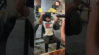 shoulder press #fitness #bulk #bodybuilding #Grindwithmebro