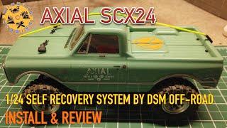1/24 Scale Axial SCX24 | Install and Review of 1/24 Self Recovery System by DSM Off-Road