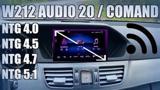 Mercedes W212 | Android Touch Screen Install - Audio 20 / Comand