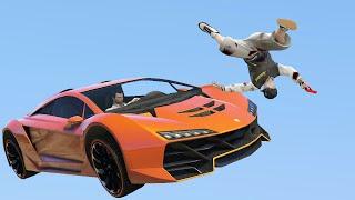 RUNNERS vs. SUPERCARS! (GTA 5 Funny Moments)