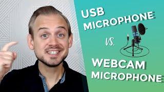 Virtual Meeting Audio - USB Microphone vs. Webcam Microphone