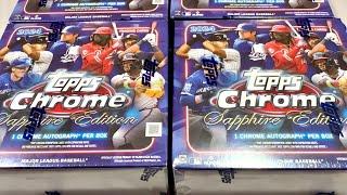 WOW!  NEW RELEASE!  2024 TOPPS CHROME SAPPHIRE BOXES!