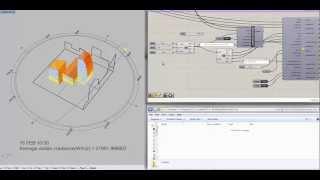 Real Time Hourly Radiation Result Visualization in Grasshopper