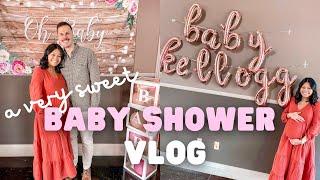 BABY SHOWER VLOG | 1 month left! + a sweet celebration for baby k