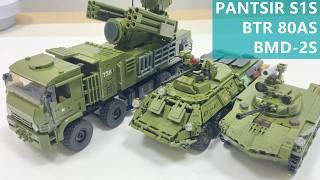 Sluban PANTSIR S1S&BTR 80AS&BMD 2S Review-Lego Military Vehicle