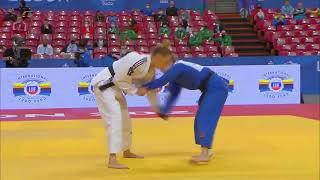 BILODID Daria (UKR) vs DOLGOVA Irina (RUS) Judo European Seniors 2021 / Semi-Final -48 kg