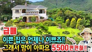 (급매) 이쁜 집은 언제봐도 이쁘네요 전원주택 매매 급매물 바다에서 10분 숲속 탁트인 전망 이쁜 정원과 실내 인테리어 그래서 더 맘이 아프네요 창원부동산 - 발품부동산TV