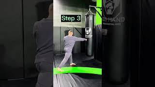 Best combo for Knockout | step by step tutorial | Andrei Chirkov kyokushin karate #shorts