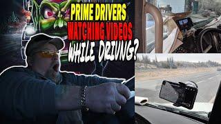 PRIME INC Drivers Watching VIDEOS While Drivng 🫥? | The Lockoutmen Podcast 