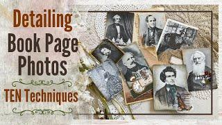 Transform Book Page Photos with a Special Touch | TEN Ways to Vintage Style