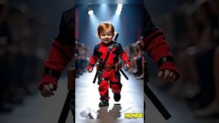 Deadpool from baby to adult #marvel #shorts #short