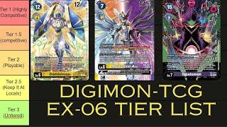 [DIGIMON TCG!] EX-06 TIER LIST!