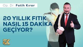 Op. Dr. Fatih Kırar | Ameliyatsız Bel ve Boyun Fıtığı Tedavileri ( REGRESYON )