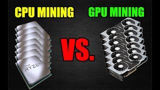 CPU vs GPU MINING | What's More Profitable?