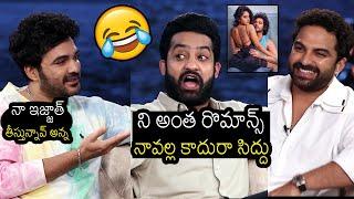 Jr NTR Hilarious Fun With Siddhu Jonnalagadda & Viswak Sen | Devara Part - 1 | Always Filmy