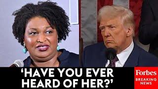 JUST IN: Donald Trump Calls Out Stacey Abrams While Listing 'Appalling Waste' From The Government