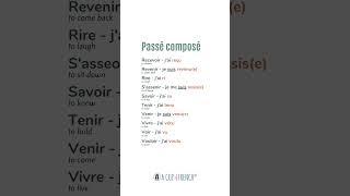 Useful irregular French verbs