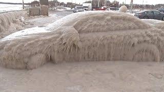 Watch The Infamous 'Ice Car' Be Liberated From Frozen Shell