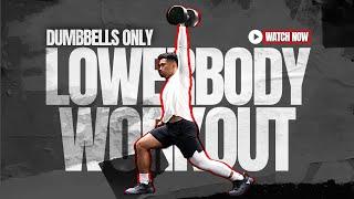 Dumbbell Only Lower Body Workout For Athletes | Follow Along