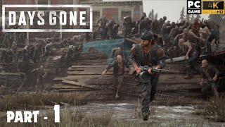 Days Gone Remastered ultra graphics | First Time Playing | Part - 1| Zetca gaming | #daysgone