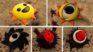 MR SUN SPRUNKI ALL PHASES TORTURE!! (Garry's Mod)