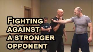 RUSSIAN SYSTEMA TRAINING: Hand to hand combat. Fighting against a stronger opponent