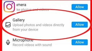 Instagram Lite App Fix Allow Gallary Access To Continue Share Photo & Video Problem Solved