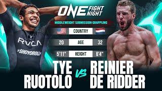 BJJ Prodigy vs. MMA Superstar  Tye Ruotolo vs Reinier De Ridder