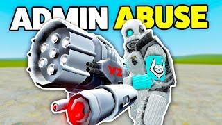 ADMIN ABUSE WITH DEATH LASER V2 NEW OP WEAPON! - Gmod DarkRP Super Admin Abuse (OVERPOWERED WEAPON)