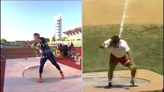 Ryan Crouser Vs Randy Barnes World Record Shot Putters