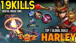 HARLEY BEST BUILD 2022 | BUILD TOP 1 GLOBAL HARLEY GAMEPLAY | MOBILE LEGENDS 