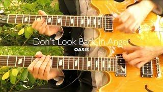 Don't Look Back In Anger - Oasis  ( Guitar Tab Tutorial & Cover )