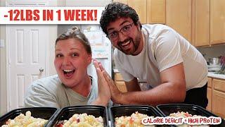 -12 LBS in ONE WEEK! SUNDAY RESET! GROCERY HAUL and MEAL PREP for WEIGHT LOSS! Calorie Deficit