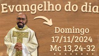 EVANGELHO DO DIA –17/11/2024 - HOMILIA DIÁRIA – LITURGIA DE HOJE - EVANGELHO DE HOJE -PADRE GUSTAVO