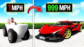 Upgrading SLOWEST to FASTEST CAR in GTA 5!