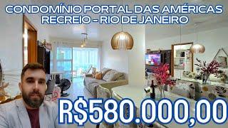 Apartamento no Recreio com infraestrutura - RICARDO MARTINS CORRETOR RJ.