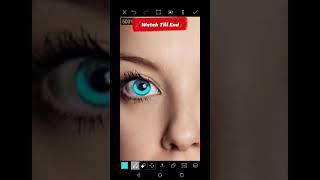 Eye Lens Editing Trick!! By PicsArt || urban editz #shorts