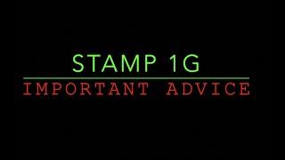 Stamp 1G Ireland - Important Advice