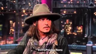 JOHNNY DEPP - David Letterman Full Interview (February 2013)